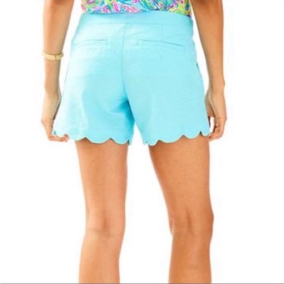 NWT Lilly Pulitzer Buttercup Shorts Bali Blue 00 - Picture 2 of 5